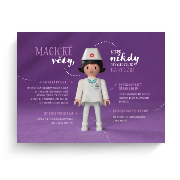 Fotoplátno 4:3 s potiskem  Magické věty